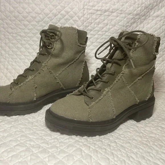 Olive Green Rocket Dog Women's boots - Picture 4 of 6